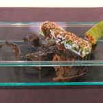 Simplicité - ランチコース 12100円 の白海老ソブラサーダ／フロマージュドテット