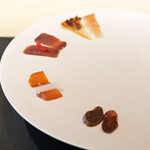 Simplicité - ランチコース 12100円 の海シェルキュトリの盛り合わせ