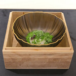 Simplicité - ランチコース 12100円 のうこぎ ヨーグルト添え