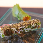 Simplicité - ランチコース 12100円 の白海老ソブラサーダ／フロマージュドテット