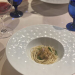 ラ・リリアーナ - ウニとアスパラのスパゲッティ