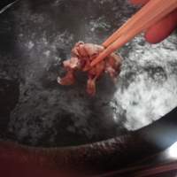 白鳥 - しゃぶしゃぶっと肉を泳がせます