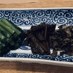 ハウスサンアントン - とはいえ締は自家製野沢菜で白ごはん