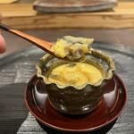 鮨 ひじり - 牡蠣の茶碗蒸し
