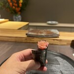 鮨 ひじり - トロタク手巻き 青森県産