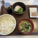 すき家 - 料理写真:まぜのっけ朝食