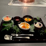 鉄板焼 禅 - 旬の水物 5種