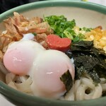 手打うどん 桃太郎 - 料理写真:温玉ぶっかけ1,100円！