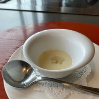 鉄板焼き 七里ガ浜 - トウモロコシの冷製スープ