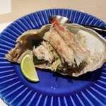 鮨のしはち - 大ズワイガニ寿司