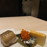 鮨のしはち - 穴子　いくら　玉