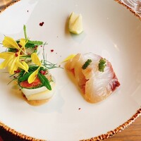 Longrain Tokyo - 前菜APPETIZER ヒラマサのマリネが美味