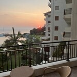 ザ・ブセナテラス クラブラウンジ - クラブラウンジからのサンセット