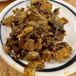 福間ラーメンろくでなし - 辛子高菜はかなり辛いっす！