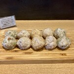 捏製作所 - 本日のつくね 5種盛り合わせ(890円×2人前)