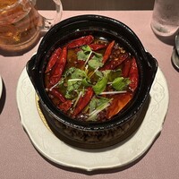 中国四川酒家 蔓山 - 鱸＜スズキ＞と茄子の水煮