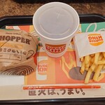 バーガーキング - ダブルチーズワッパーセット