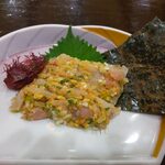 宗平 - なめろう600円、しっかり味噌味でご飯、日本酒のお供に最高！