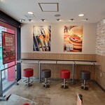 バーガーキング - カウンター席
