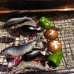 広丞庵　かのか - 焼いています♪