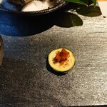 広丞庵　かのか - ズッキーニの辛味噌乗せ♪