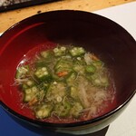 広丞庵　かのか - かにとオクラのお吸い物♪