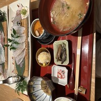 対馬のどぐろとイカ活き造り 博多 魚蔵 都ホテル店 - 