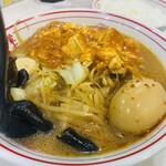 蒙古タンメン中本 - 蒙古タンメン+半ライス