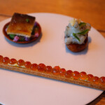 Restaurant Sola - インカのめざめ、鮎、いくら