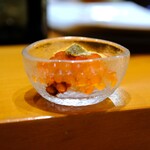 鮨 井上 - イクラとウニ