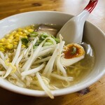 宴友夜 竹谷店 - 塩ラーメン　ハーフ