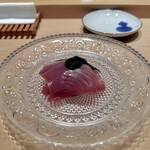 鮨 一幸 - 鰹の炭火焼き