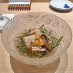 鮨 一幸 - 水貝、雲丹、じゅんさい