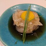 老松みやもと - 鶏ムネ肉ユッケ