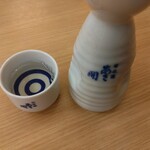 すし江戸 - あさ開（熱燗）