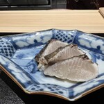 鮨松榮 - 鰆の藁焼き