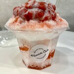 ミズイチカフェ - いちごミルクかき氷