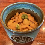 千陽 - キタムラサキ海胆のうに丼