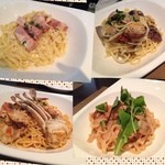 Sette la festa - 久しぶりに訪れた生パスタやさん♡4人で4種類分けて食べました。