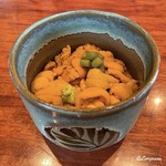 千陽 - キタムラサキ海胆のうに丼