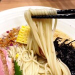 麺処 ほん田 秋葉原本店 - 【限定】冷やしニボコン、麺リフトアップ