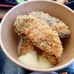 海の駅しおさい市場 - 牡蠣フライ