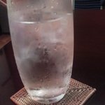 白鳥 - 芋焼酎海童水割り