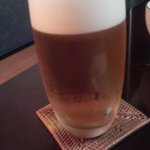 白鳥 - 生ビール中二杯目