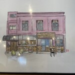 Ramen FeeL - カウンターのイラスト