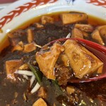 麻婆食堂 福笑い - 旨辛の麻婆豆腐。豆腐にもしっかり味が染みて美味しい