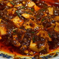 横浜中華街 重慶飯店 本館 - １８００えん『ディナー 麻婆豆腐(中) 』2014.2