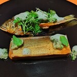 モノリス - 鮎の姿造り（みたいなもの）