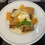 Cafe de KAORI - 季節のフレンチトーストはマンゴー