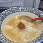 虎ちゃん麺食堂 - ご飯を入れてお茶漬けに